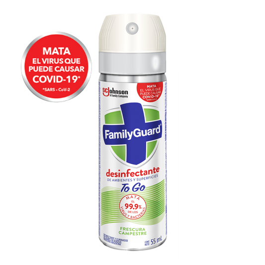 Desinfectante en Aerosol Family Guard 55 ml, J&J