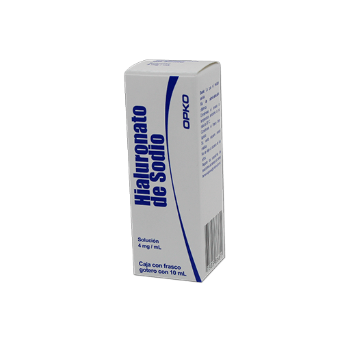 Hialuronato de Sodio solución  10 ml, Lab. Opko (Hialuronato de sodio 4 mg / 1 ml)