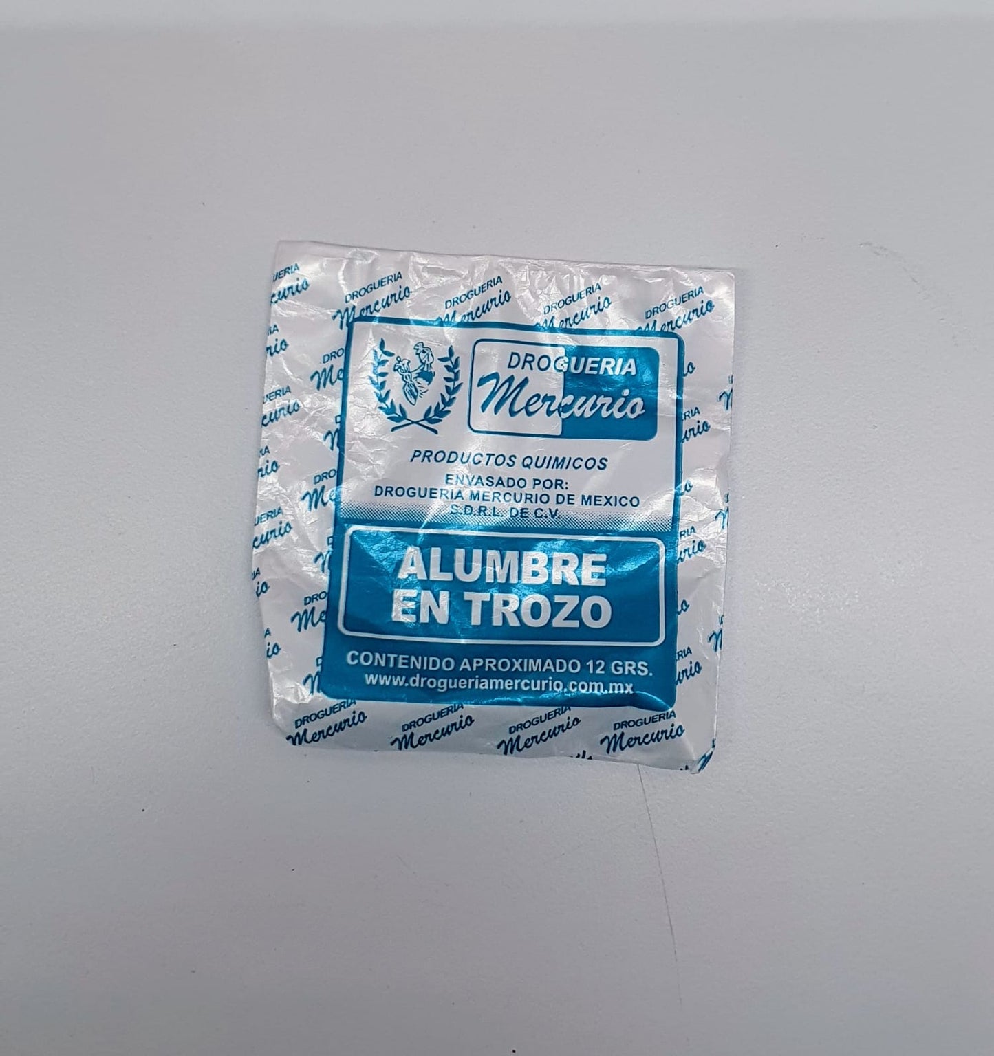 Alumbre en trozo 12 gr, Mercurio