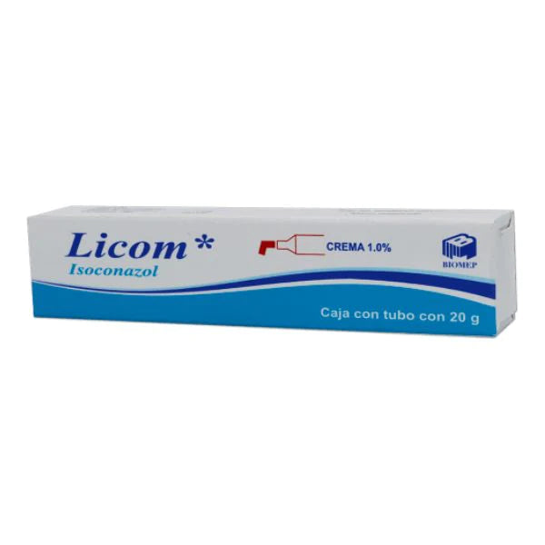 Licom crema 20 g, Lab. Biomep (Isoconazol 1 g / 100 g)