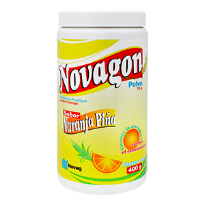 Novagon Piña 400 g Polvo Lab. Novag (Plántago Psyllium 35.000 g / 100 g)