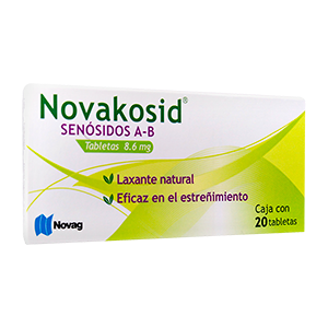 Novakosid 20 tabletas, Lab. Novag (Senósidos A-B 8.6 mg)