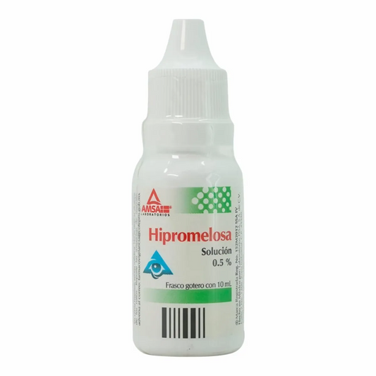 Hipromelosa 10 ml Solución (Oftálmica) Lab. AMSA (Hipromelosa 5.000 mg / 1 ml)