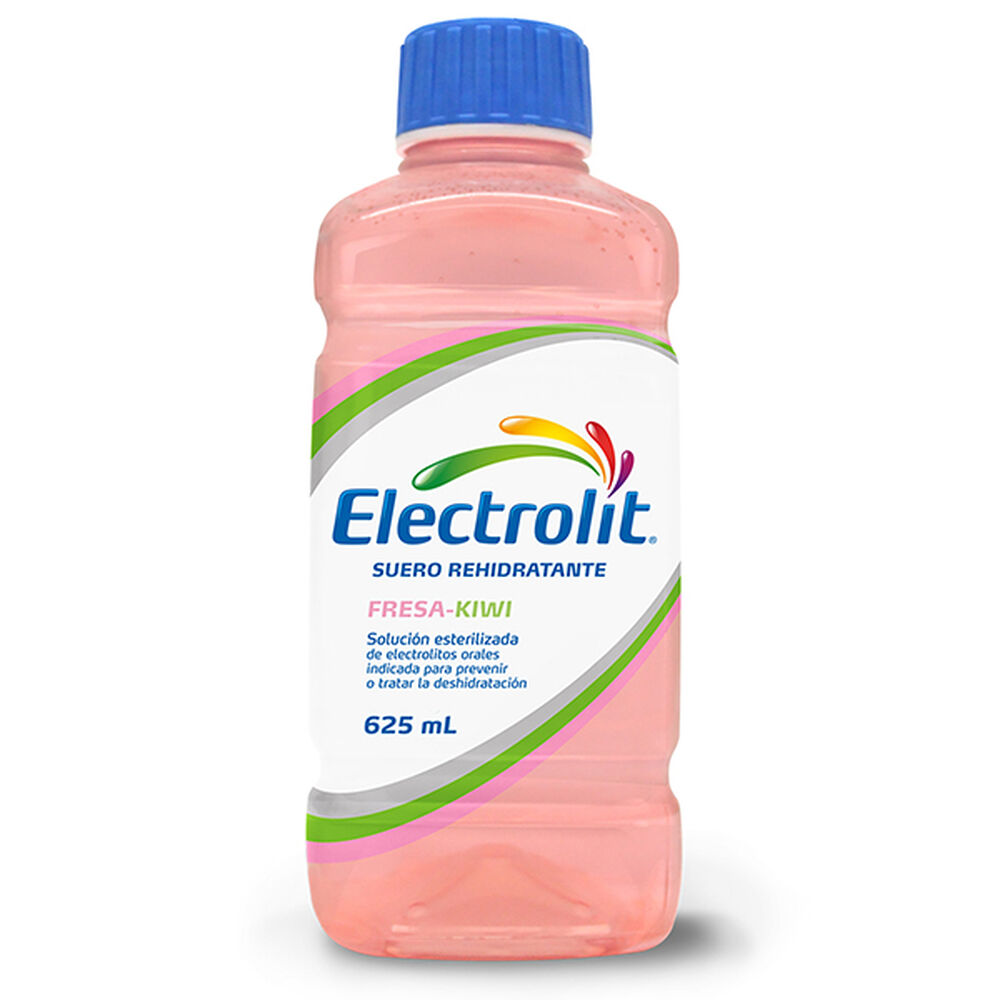 Electrolit Fresa-Kiwi 625 ml Solución (oral) Lab. Pisa (Electrolitos Orales 551.000 mg / 100 ml)