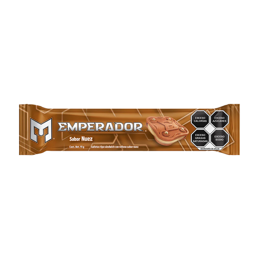 Galletas Emperador sabor nuéz, Gamesa