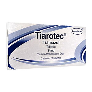 Tiarotec 20 Tabletas Lab. Tecnofarma (Tiamazol 5.000 mg)