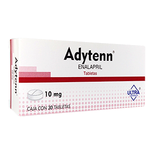 Adytenn 30 Tabletas Lab. Ultra (Enalapril 10.000 mg)