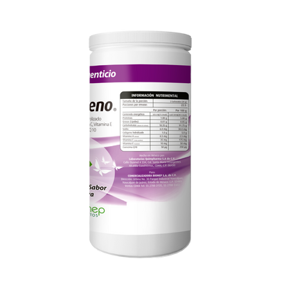 Bio-Colágeno Polvo 450 g, Lab. Biomep (Colágeno Hidrolizado Vitamina A , Vitamina C , Vitamina E , Coenzima Q 10)