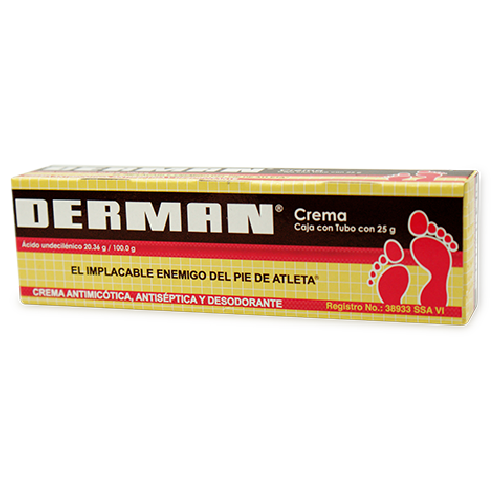 Derman 25 g Crema Lab. KSK (Ácido undecilénico 20.360 g / 100 g)