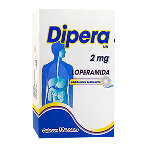 Dipera 12 tabletas, Lab. Victory (Loperamida 2 mg)