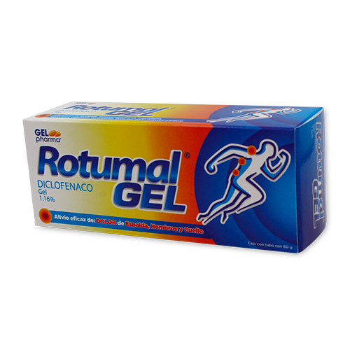 Rotumal Gel 60 g, Lab. Gel Pharma (Diclofenaco 1.16%)