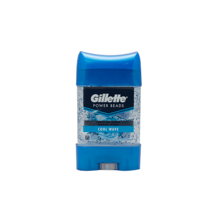 Desodorante en Gel Gillette Power Beads Cool Wave 82 g, P&G