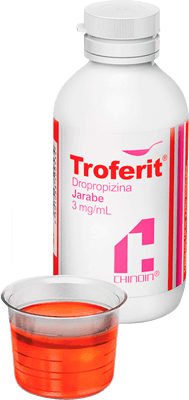 Troferit 120 ml Jarabe, Lab. Chinoin (Dropropizina 3 mg / 1 ml)