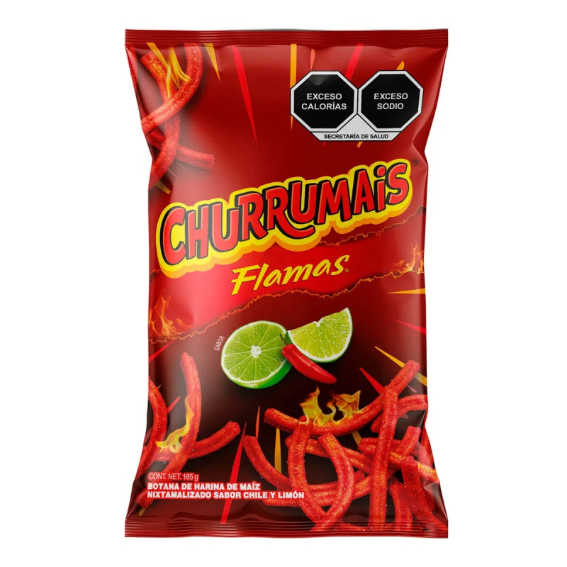 Churrumais Flamas 64 g, Sabritas