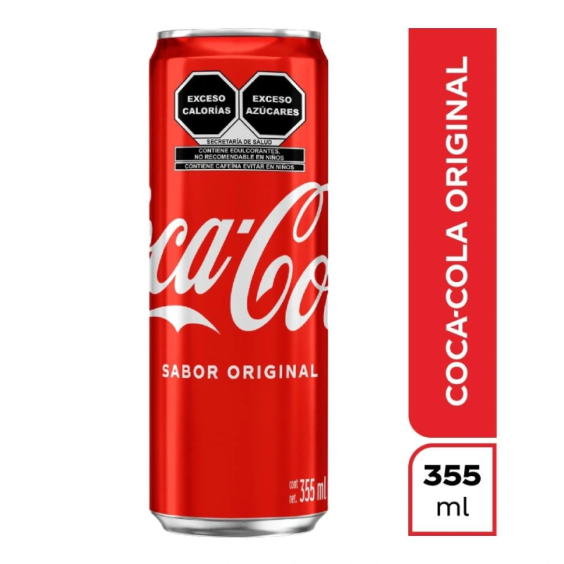 Coca-Cola Sabor Original Lata 355 ml, FEMSA