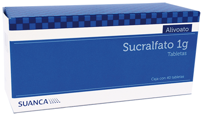 Alivoato 40 tabletas, Lab. Suanca (Sucralfato 1 g)