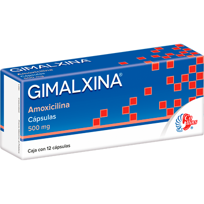 Gimalxina 12 cápsulas, Lab. Collins (Amoxicilina 500 mg)