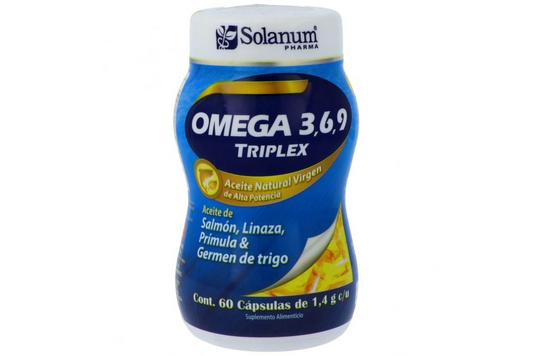 Omega 3, 6, 9 60 cápsulas, Lab. Solanum