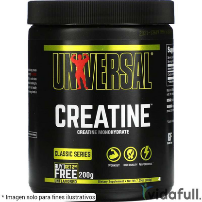 Creatina Monohidratada Universal Nutrition 200 g