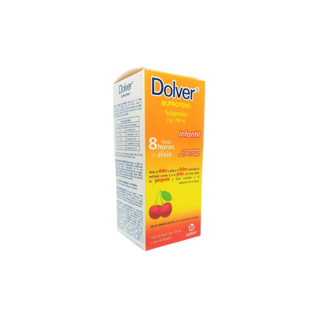 Dolver suspensión 120 ml, Lab. Maver (Ibuprofeno)