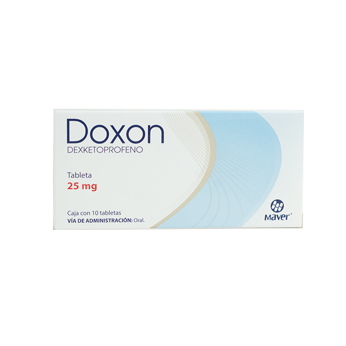 Doxon 10 tabletas, Lab. Maver (Dexketoprofeno Trometamol 25 mg)