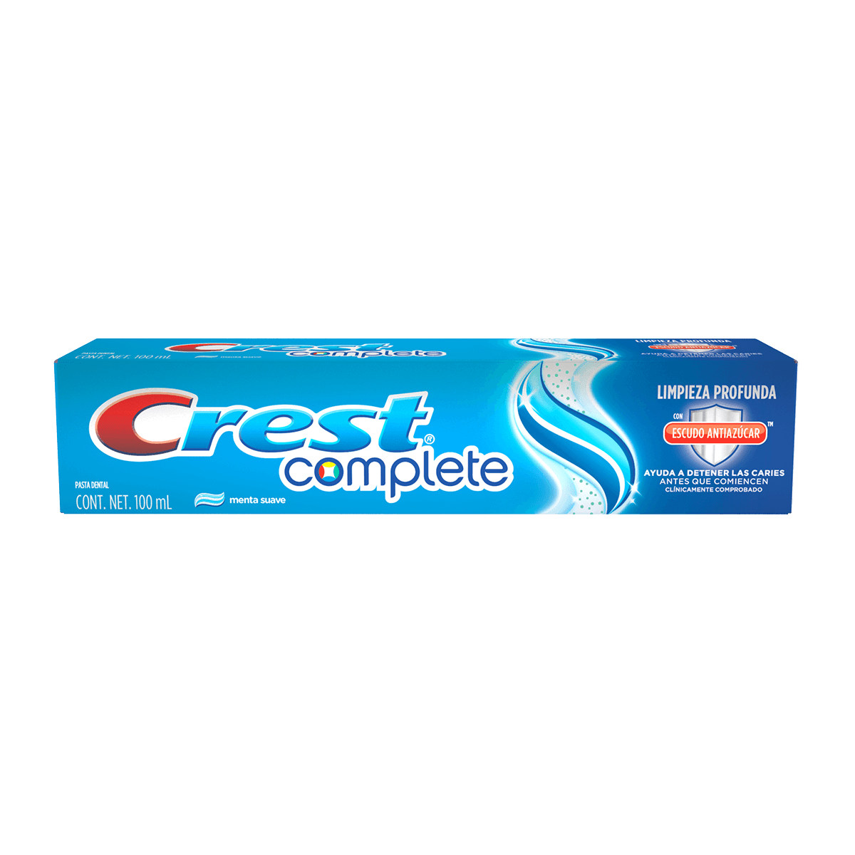 Pasta Dental Crest Complete 4 en 1 sabor menta suave 100 ml, P&G