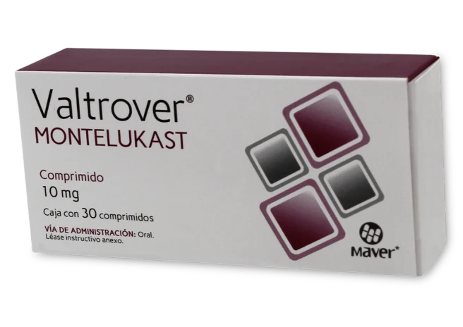 Valtrover 30 comprimidos, Lab. Maver (Montelukast 10 mg)