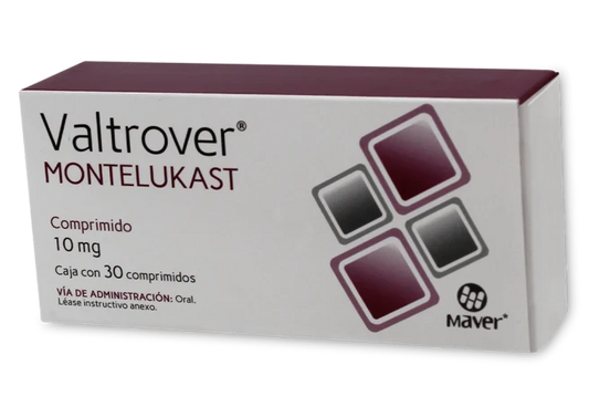 Valtrover 30 comprimidos, Lab. Maver (Montelukast 10 mg)