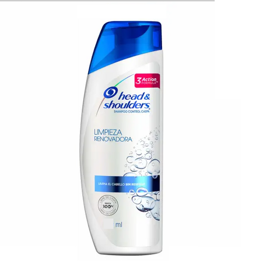 Shampoo Head & Shoulders Limpieza Renovadora 180 ml, P&G