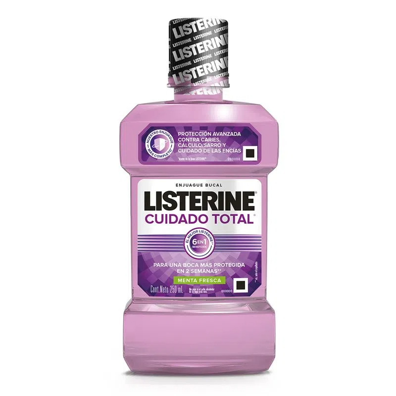 Enjuague bucal Listerine Cuidado Total 250 ml, J&J