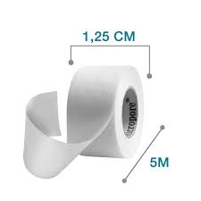 Cinta Micropore Blanco 1/2" 1.25 cm x 5 m, 3M