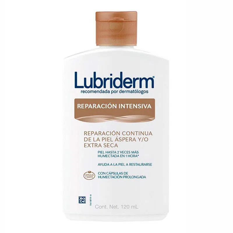 Crema Lubriderm REPARACION INTENSIVA  120 ml, J&J