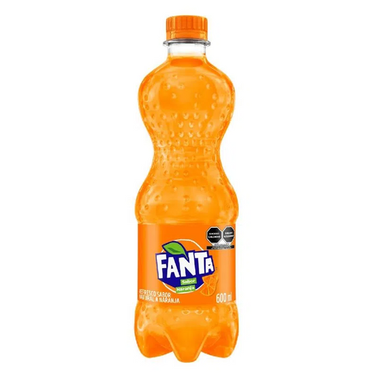 Fanta Naranja 600 ml, Coca Cola