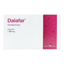 Dalafar 16 Tabletas, Lab. Nafar (Clindamicina 300 mg)