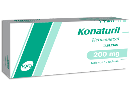 Konaturil 10 tabletas (Ketoconazol 200 mg)