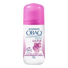 Desodorante Roll On Obao Frescura suave 65 g, Garnier