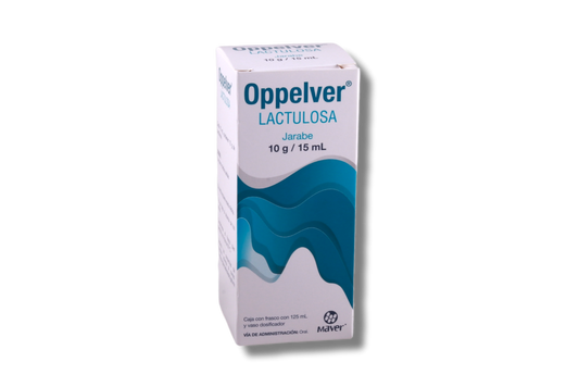 Oppelver jarabe 125 ml, Lab. Maver (Lactulosa 10 g / 15 ml)