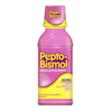 Pepto-Bismol Suspensión 236 ml, Lab. P&G (Subsalicilato de Bismuto 1.75 g / 100 ml)