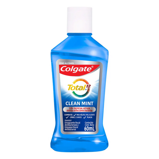 Enjuague bucal Colgate Total 12 Clean Mint 60 ml, Colgate-Palmolive