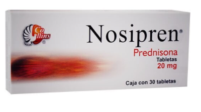 Nosipren 30 Tab. Tabletas Lab. Collins (Prednisona 20.000 mg)