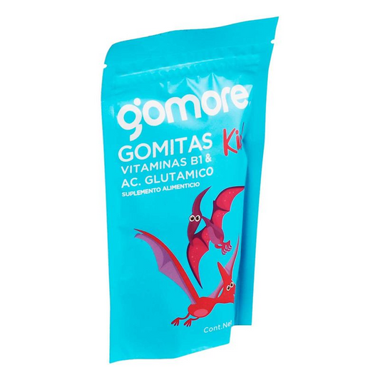 Gomore Kids Gomitas 180 g, Lab. Go More (Vitamina B1, Ácido Glutámico)