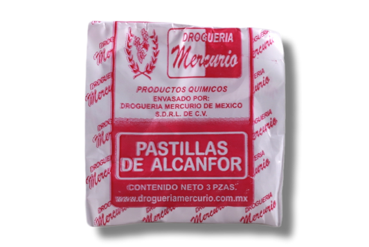 Pastillas de alcanfor 3 tab. Mercurio