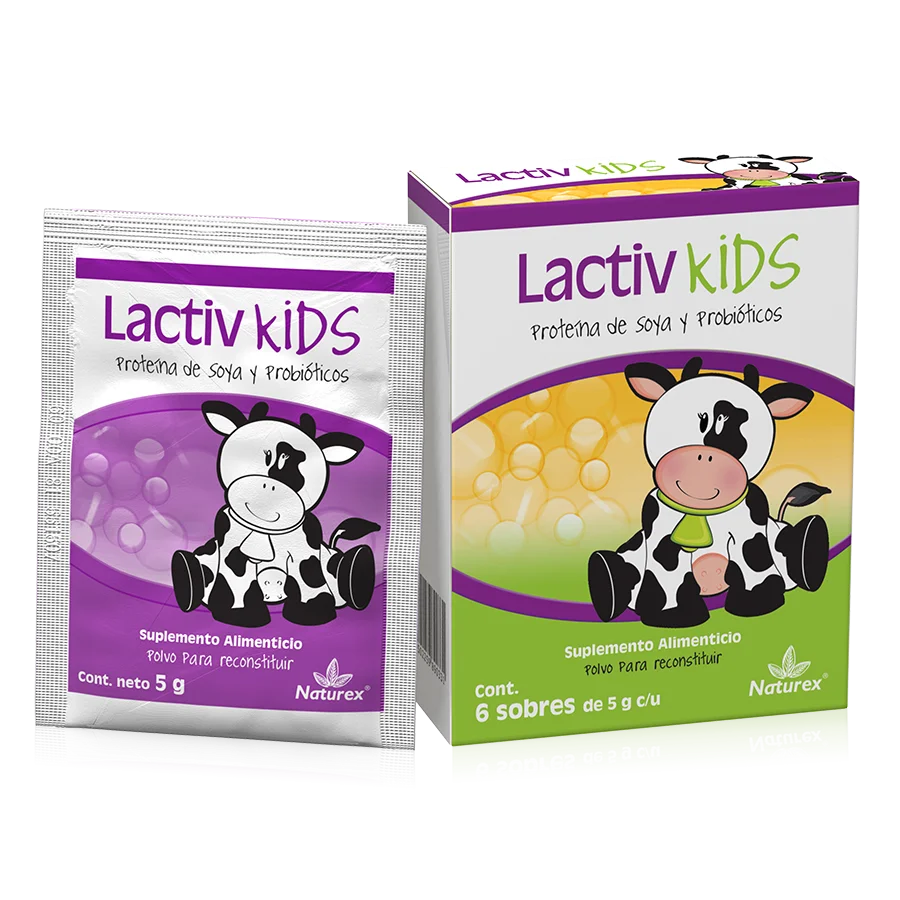 Lactiv Kids 6 Sobres de 5 g c/u Polvo Lab. Naturex