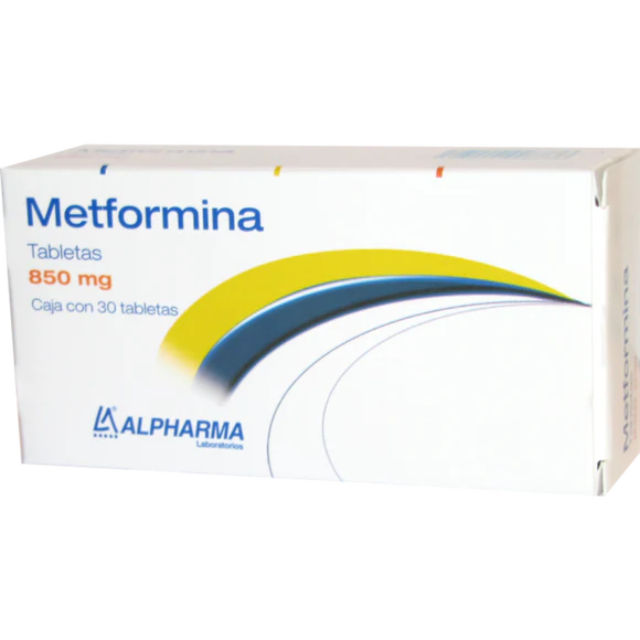 Metformina 30 Tabletas Lab. Alpharma (Metformina 850.000 mg)