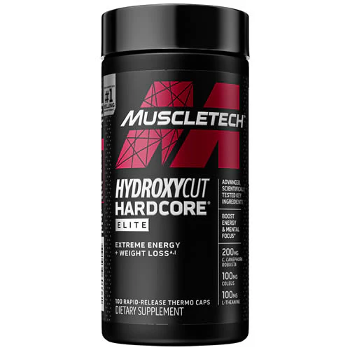 MUSCLETECH HYDROXYCUT HARDCORE ELITE 100 CAPSULAS