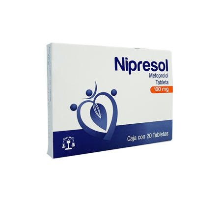 Nipresol 20 Tab. Tabletas Lab. Bruluart (Metoprolol 100.000 mg)