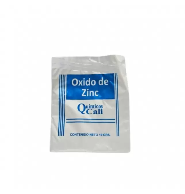 Óxido de Zinc 10 gr, Químicos Cali