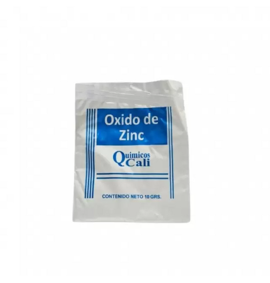 Óxido de Zinc 10 gr, Químicos Cali