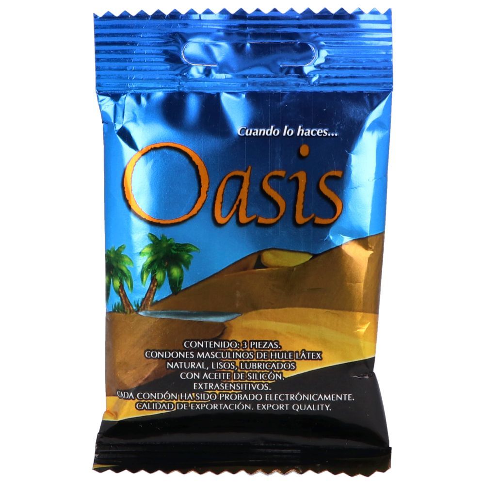 Preservativo Oasis 3 preservativos, Profilatex