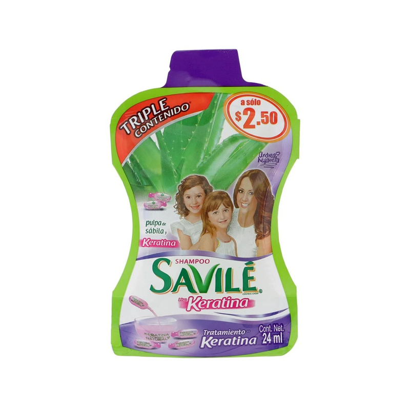 Savile Keratina Shampoo 1 Sobre de 24 ml.  n/a